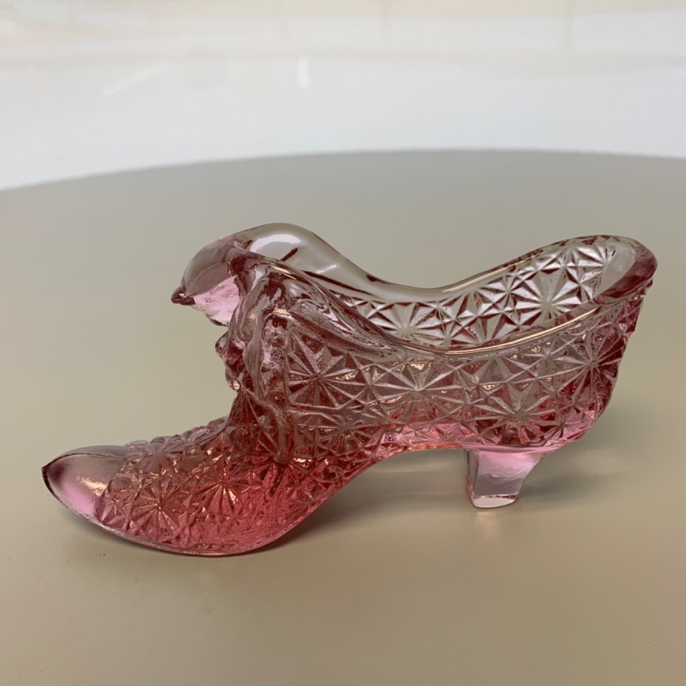 Fenton glass shoe
